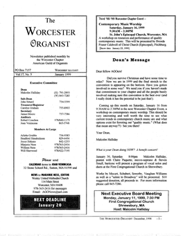 Worcester C9RGANIST