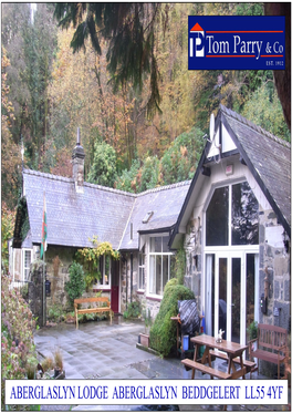 Aberglaslyn Lodge Brochure