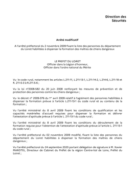 Arrêté-Type Agrément (Article 7 De La Loi)