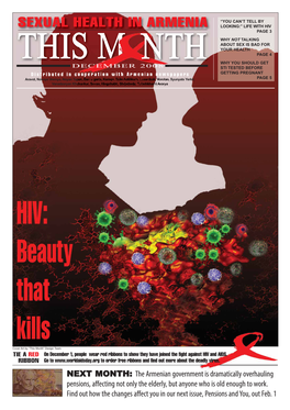 Sexual Health in Armenia Looking:” Life with Hiv Page 3