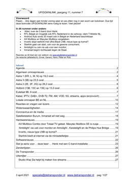 UP/DOWNLINK 2021, Nummer 7