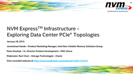 Nvme Infrastructure