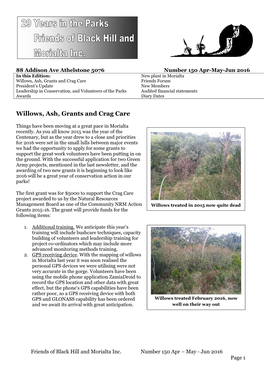 Willows, Ash, Grants and Crag Care