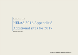 HELAA Appendix 8