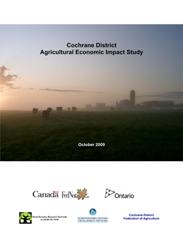 Cochrane District Agri Economic Impact