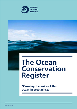 The Ocean Conservation Register