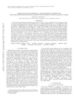 Arxiv:1101.5624V2 [Astro-Ph.CO] 9 Feb 2011 Eto Akt Al Omctimes