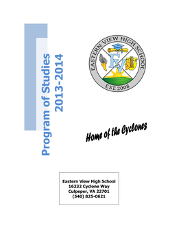 Culpeper County Public Schools High School Program of Studies