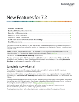 Blackbaud Netcommunity New Features Guide