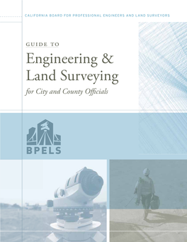 Guide to Engineering & Land Surveying