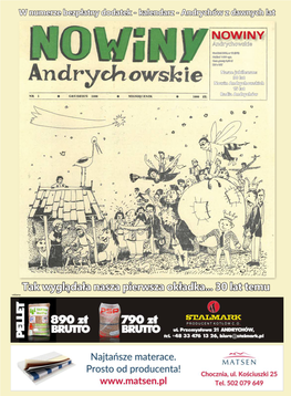 Tak Wyglądała Nasza Pierwsza Okładka... 30 Lat Temu Reklama Reklama