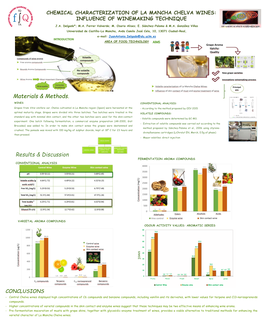 Wines: Influence of Winemaking Technique