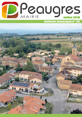 Juillet 2018 Bulletin Municipal N° 35 SOMMAIRE