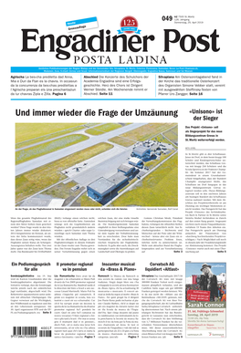 Engadiner Post Nr. 049 Vom Donnerstag, 25.04.2019