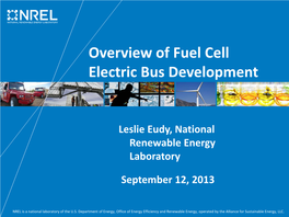 Overview of Fuel Cell Electric Bus Development