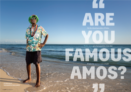 On the Island Paradise of Oahu, Wally Amos Gets That Question Every Day