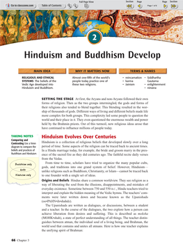 Hinduism and Buddhism Develop