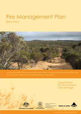 Billiatt District Fire Management Plan I EXECUTIVE SUMMARY