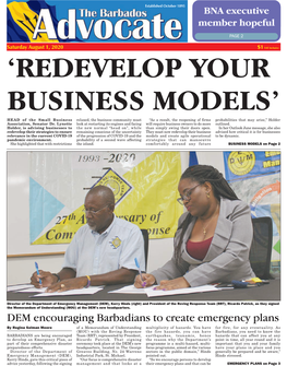 DEM Encouraging Barbadians to Create Emergency Plans by Regina Selman Moore of a Memorandum of Understanding Multiplicity of Hazards