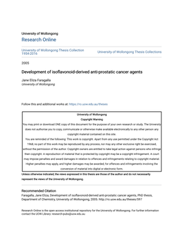 Development of Isoflavonoid-Derived Anti-Prostatic Cancer Agents