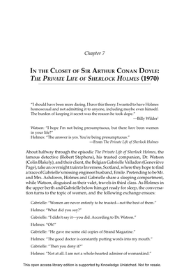 Chapter 7. in the Closet of Sir Arthur Conan Doyle