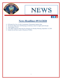 News Headlines 09/14/2020