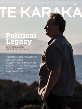 Political Legacy Rino Tirikatene Mp for Te Tai Tonga