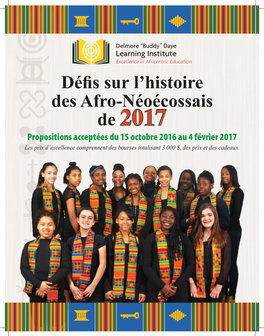 Défis Sur L'histoire Des Afro-Néoécossais De 2017