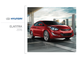 Elantra 2016 New