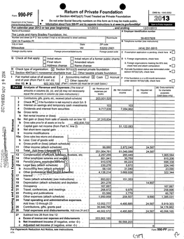 0 990-PF Return of Private Foundation