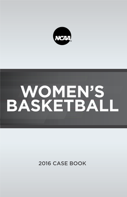 2016 NCAA Case Book