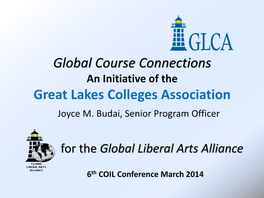 Global Course Connections Great Lakes Colleges Association