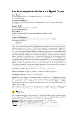 List Homomorphism Problems for Signed Graphs