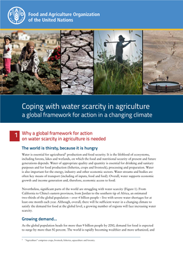 Coping with Water Scarcity in Agriculture: a Global Framework for Action in a Changing Climate