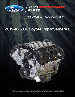 2015-16 5.0L Coyote Improvements