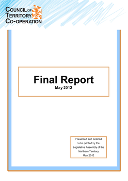 Final Report May 2012