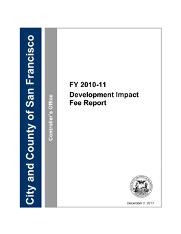 Development Impact Fee Report FY 2010-11
