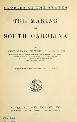 The Making of South Carolina