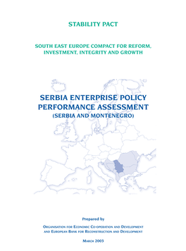 Serbia Enterprise Policy Performance Assessment (Serbia and Montenegro)