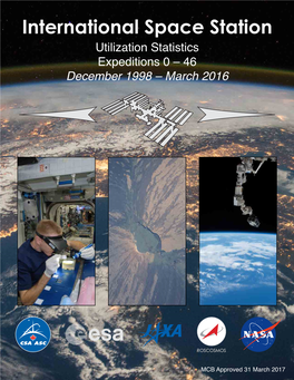 Current International Space Station Utilization Statistics