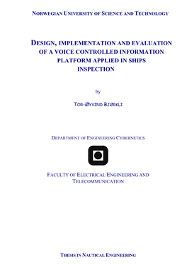 Design, Implementation and Evaluation of a Voice Controlled Information Platform Applied in Ships Inspection