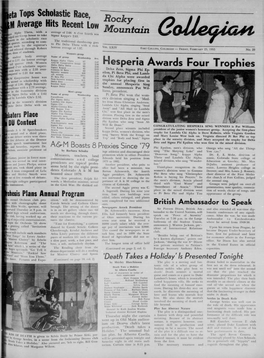 Hesperia Awards Four Trophies