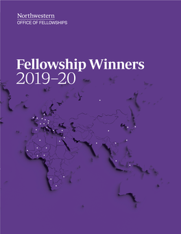 Fellowship Winners 2019–2020