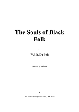 The Souls of Black Folk