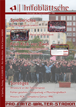 Infoblättsche #4 – Rot Weiss Ahlen