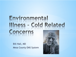 Cold Related Illness.Pdf