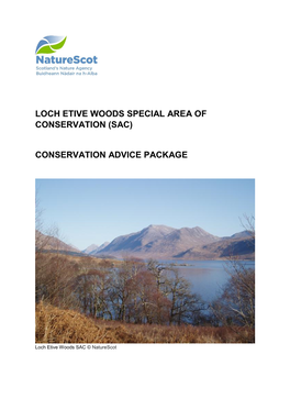 Conservation Advice Package