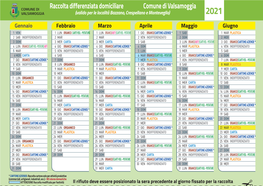 Calendario 2021