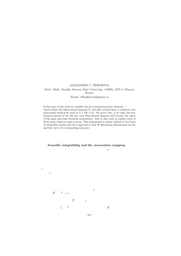 Bifurcational Diagram and Discriminant of Completely Integrable System