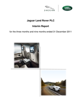 Jaguar Land Rover PLC Interim Report